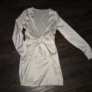 Fashion Nova “Sugar Free Dress - White”